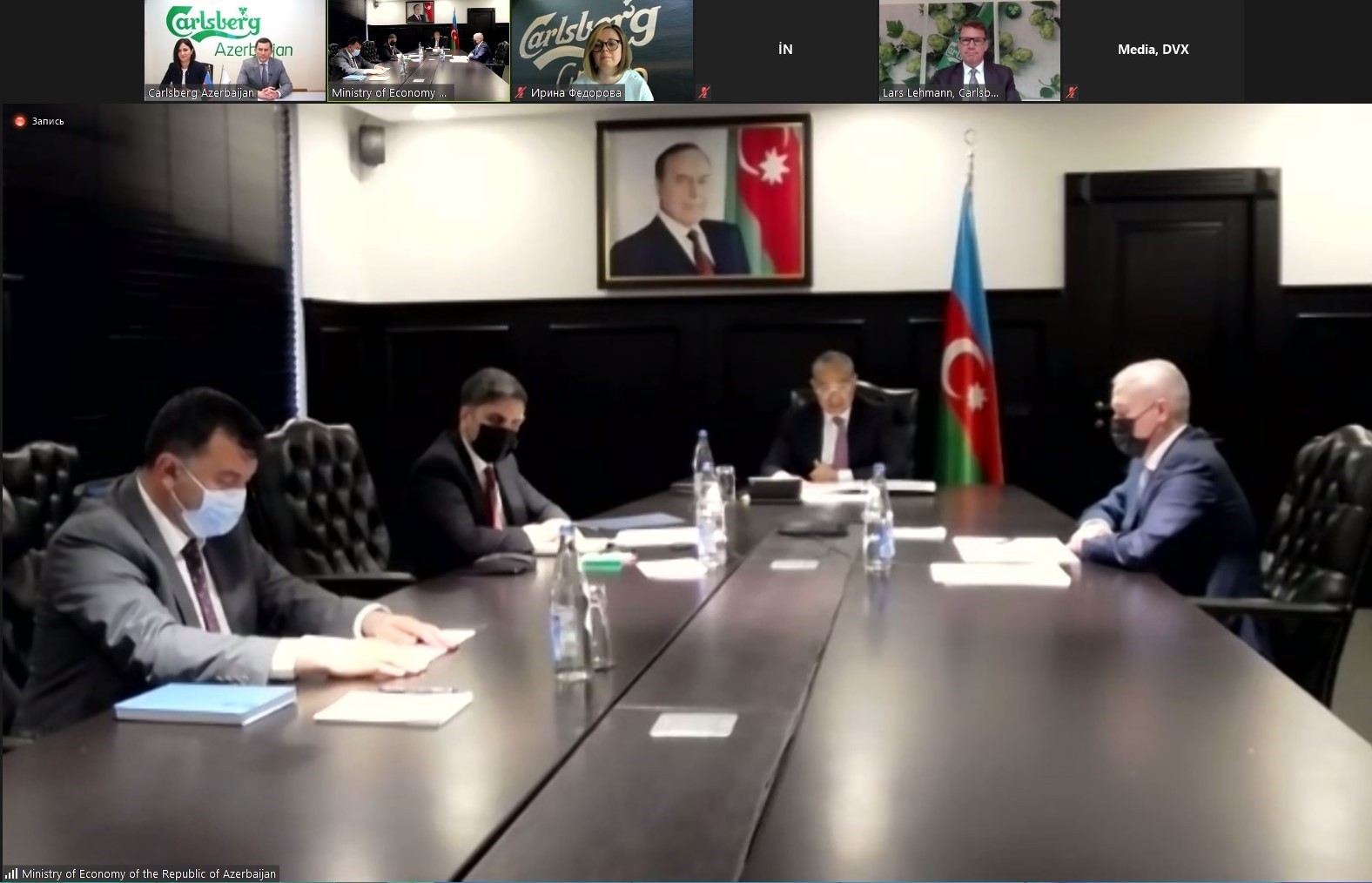 İqtisadiyyat Nazirliyi və “Carlsberg Azerbaijan” arasında Anlaşma Memorandumu imzalanıb